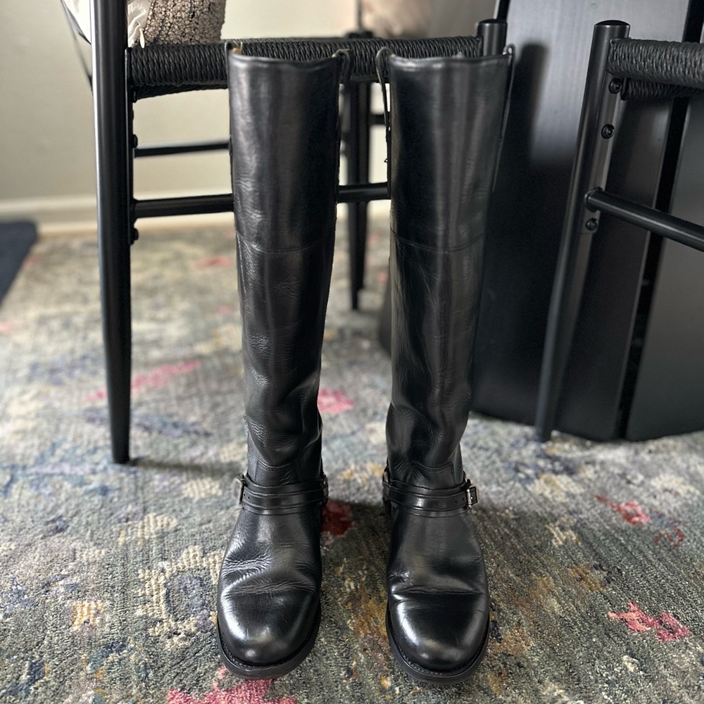 Frye Leather Riding Boots - Picture 2 of 6